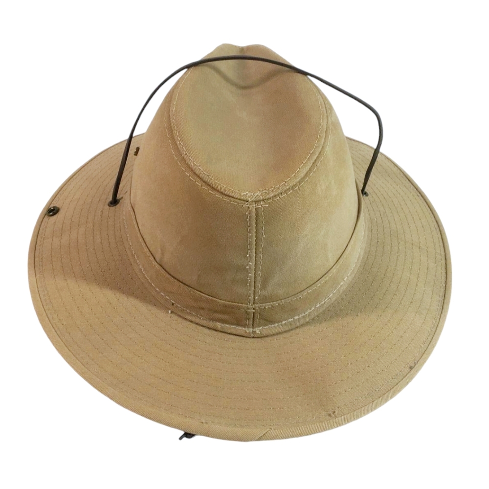 Hatquarters USA *Henschel Side Snap Aussie Sun Hat - Khaki Large (23") - Picture 3 of 7